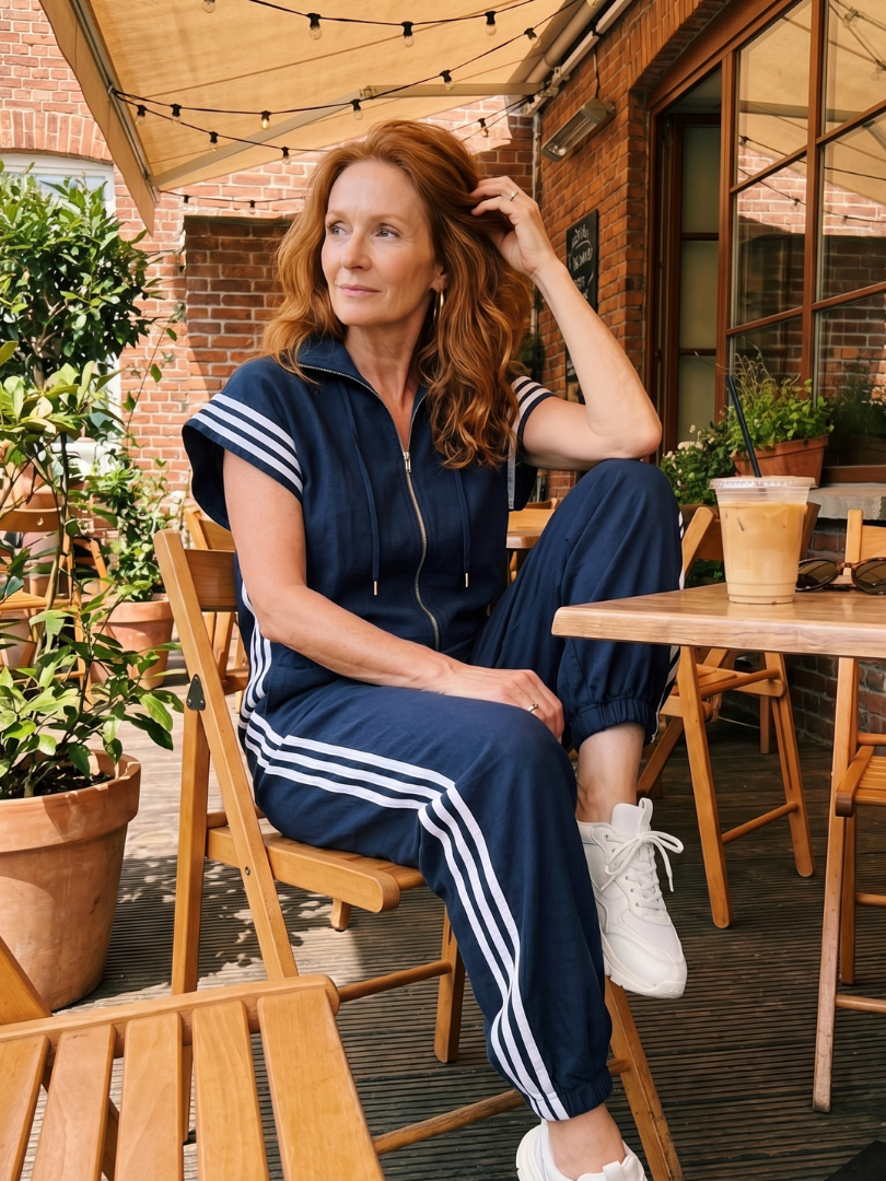 Melia | Jocelyne Striped Jumpsuit