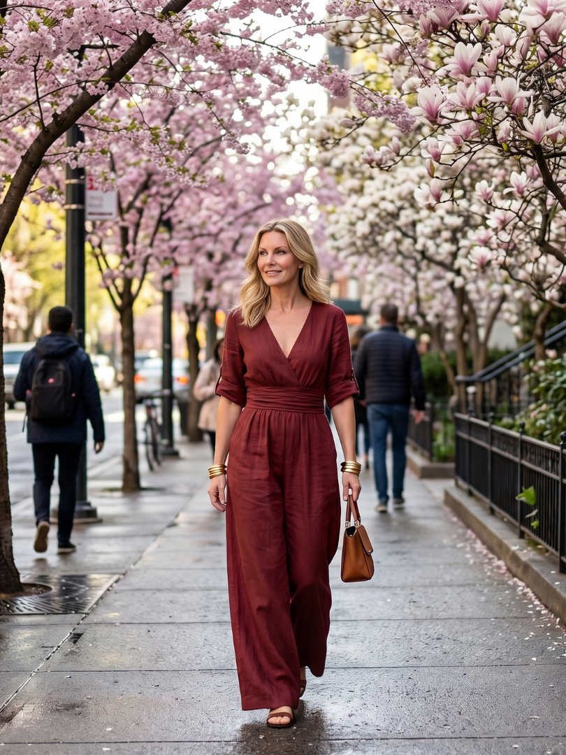Melia | Sandrine Wide-Leg Jumpsuit
