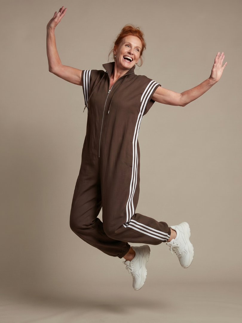 Melia | Jocelyne Striped Jumpsuit