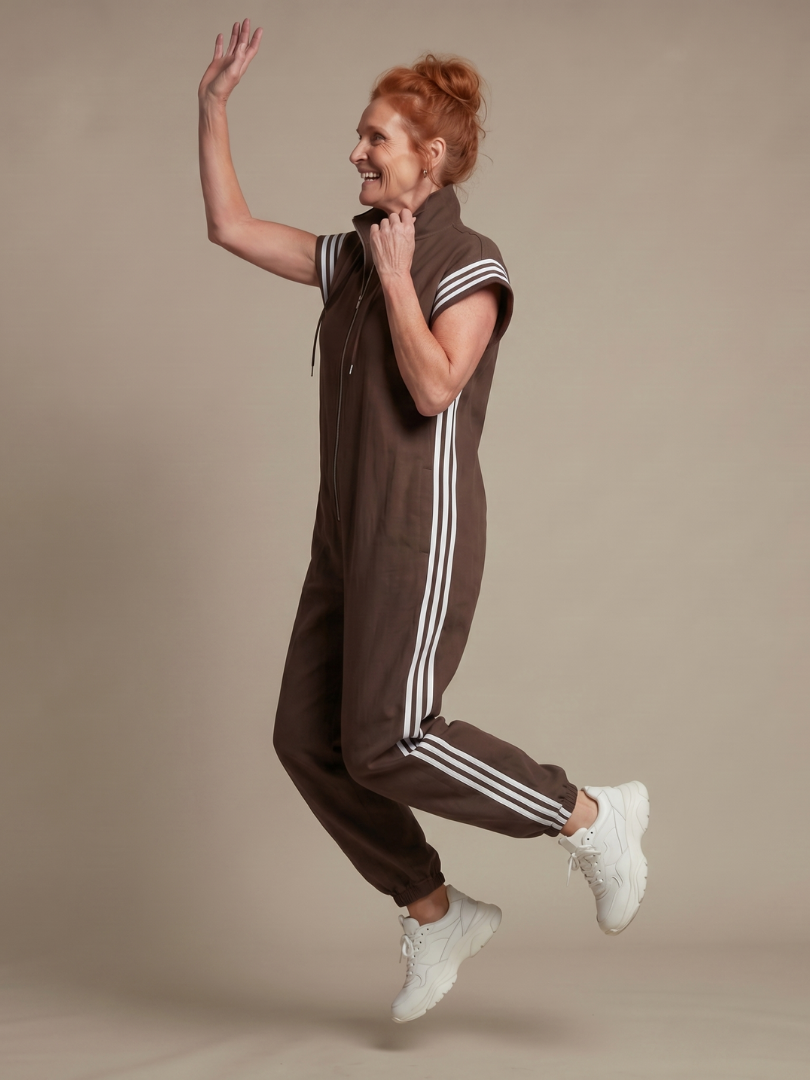 Melia | Jocelyne Striped Jumpsuit