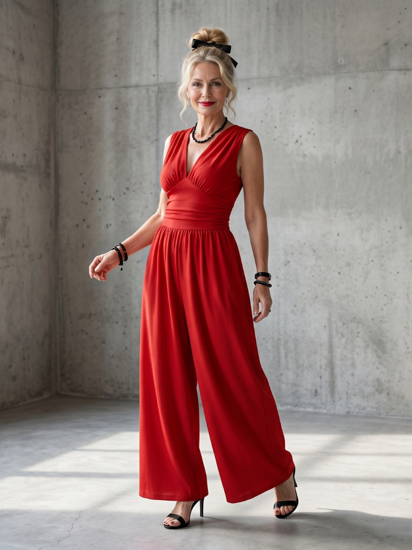 Melia | Elspeth V-Neck Jumpsuit