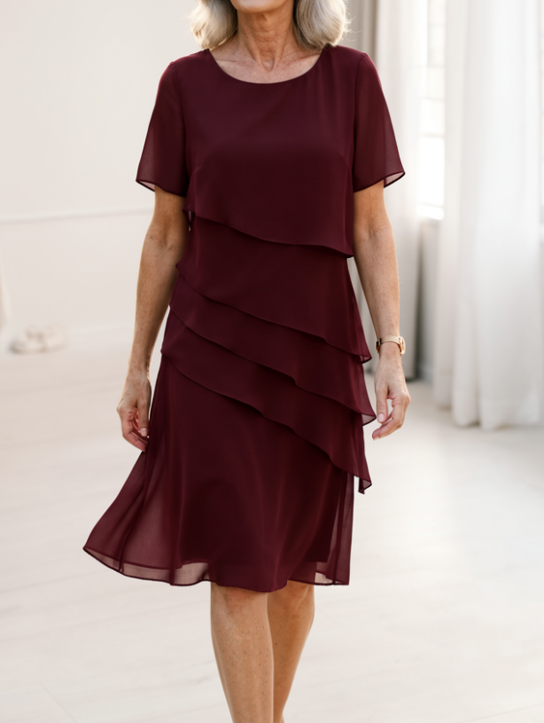 Melia | Linda Ruffle Dress