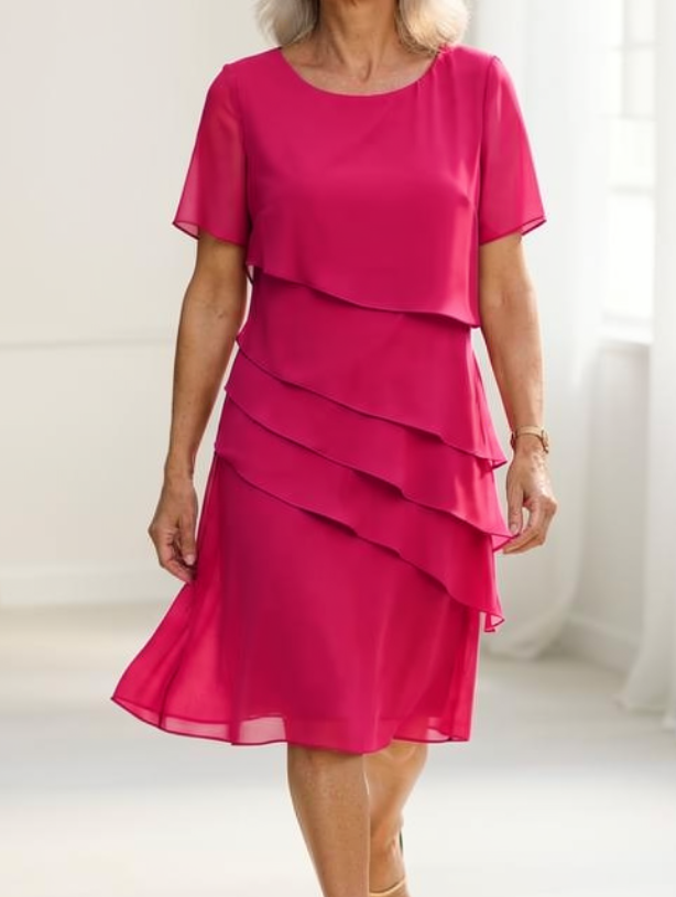 Melia | Linda Ruffle Dress