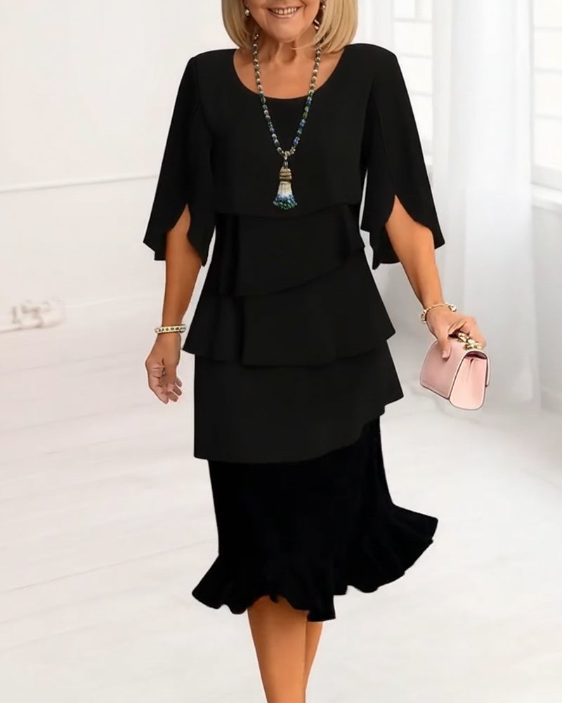 Melia | Patricia Ruffle Dress