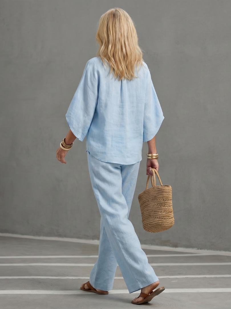 Melia | Mireille Button Tunic Set