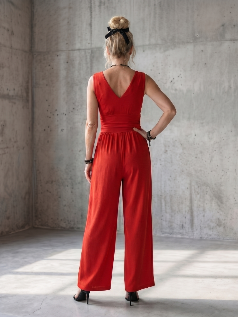 Melia | Elspeth V-Neck Jumpsuit