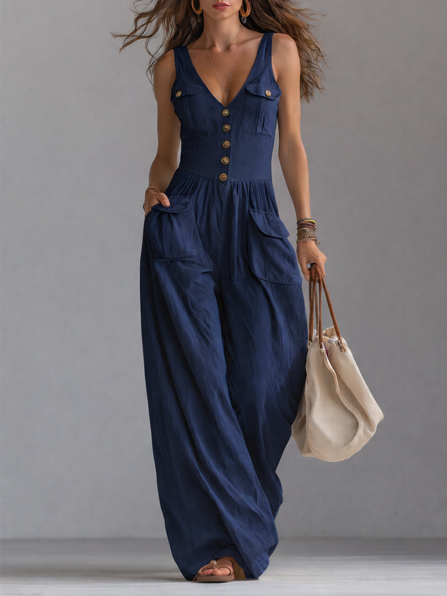 Melia | Market Day Wide-Leg Jumpsuit
