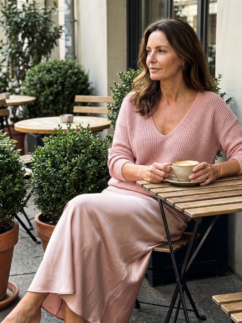 Melia | Ines Satin Skirt Set
