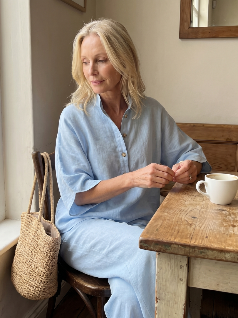 Melia | Mireille Button Tunic Set