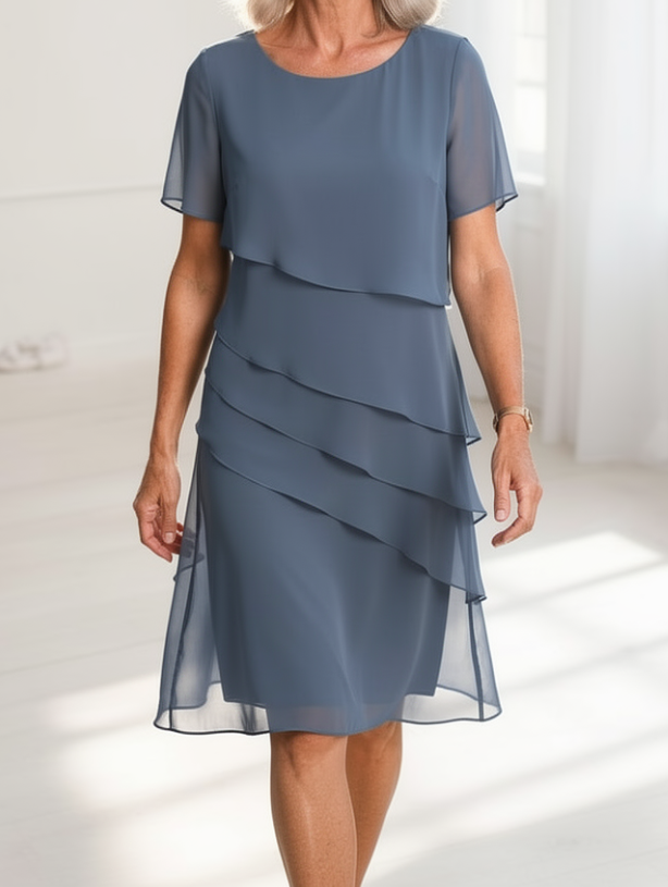 Melia | Linda Ruffle Dress