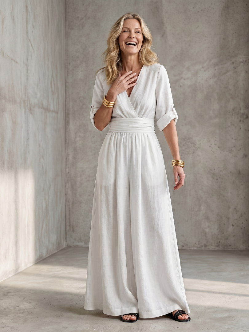 Melia | Sandrine Wide-Leg Jumpsuit
