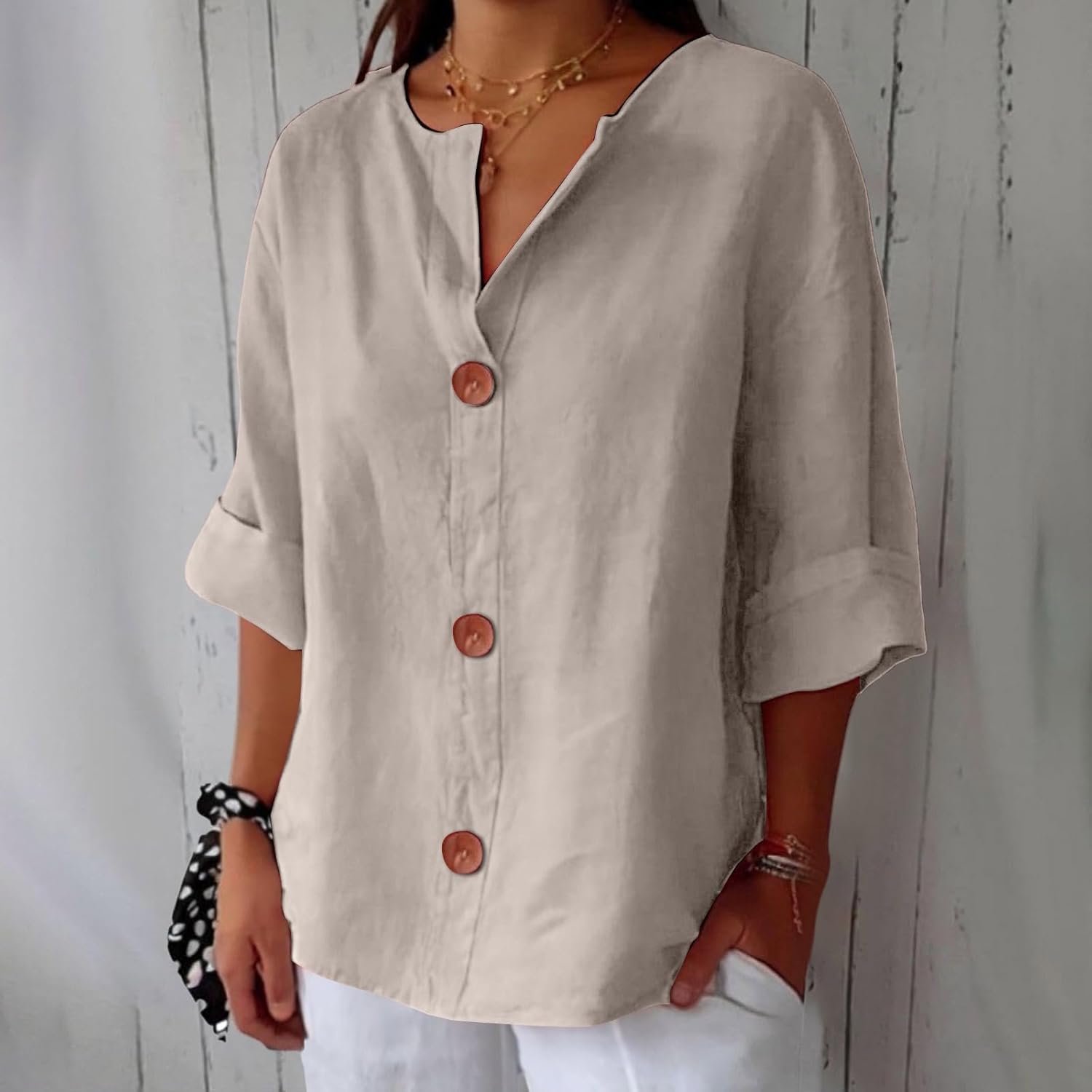 Melia | Julia Loose-Fitting Elegant Blouse