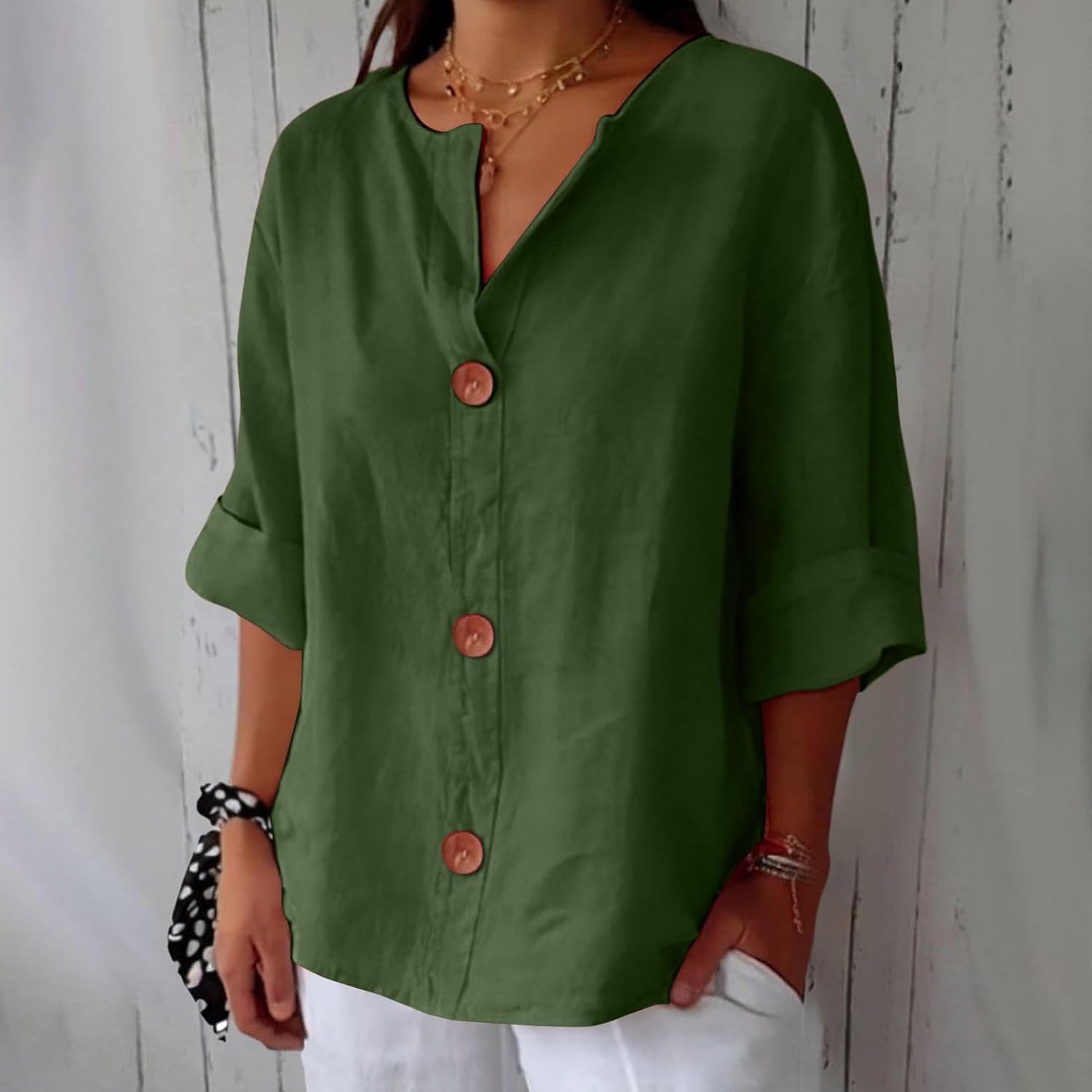 Melia | Julia Loose-Fitting Elegant Blouse