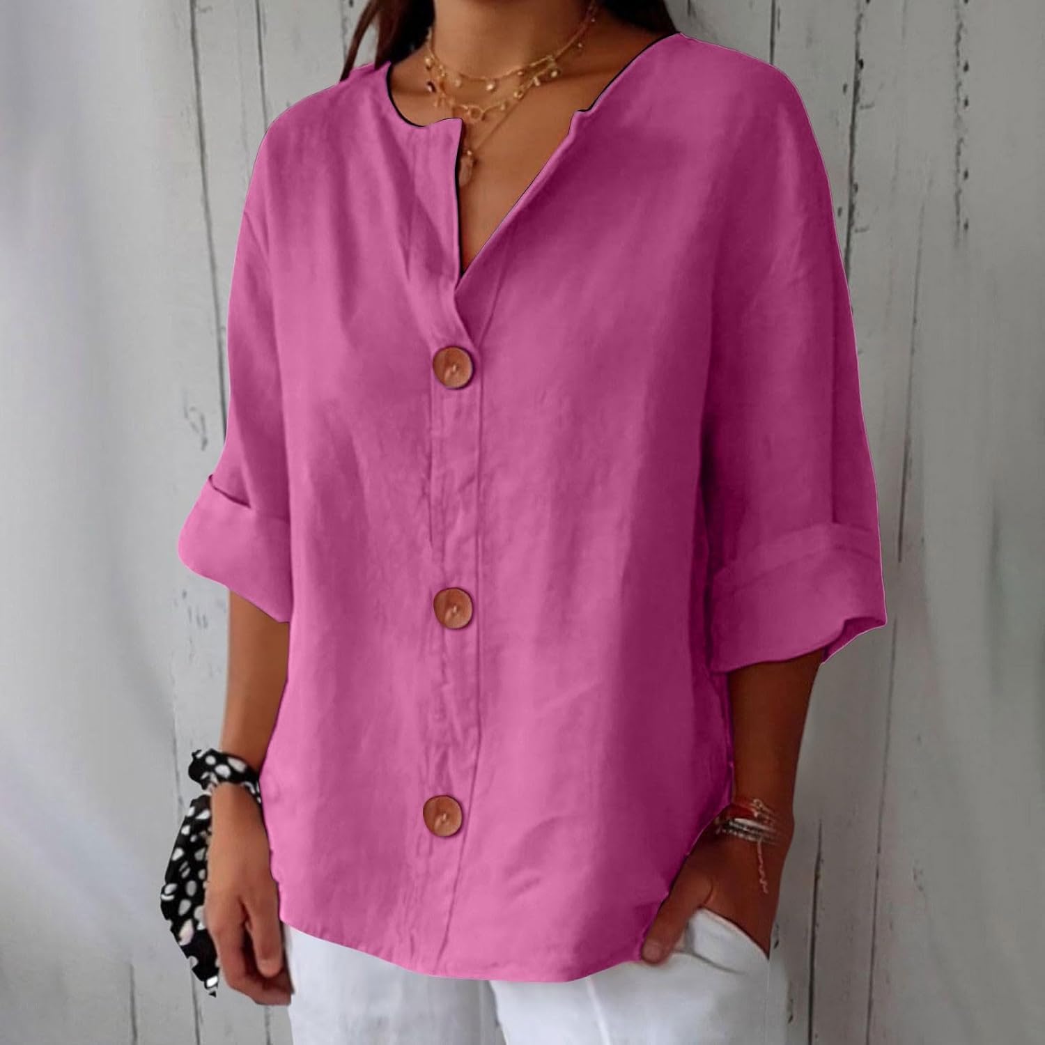 Melia | Julia Loose-Fitting Elegant Blouse