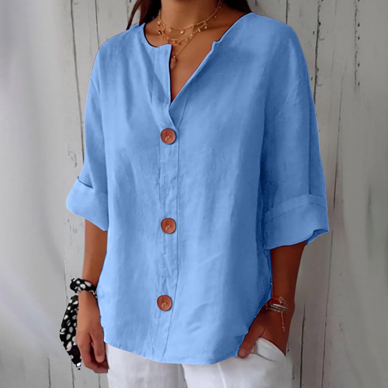 Melia | Julia Loose-Fitting Elegant Blouse