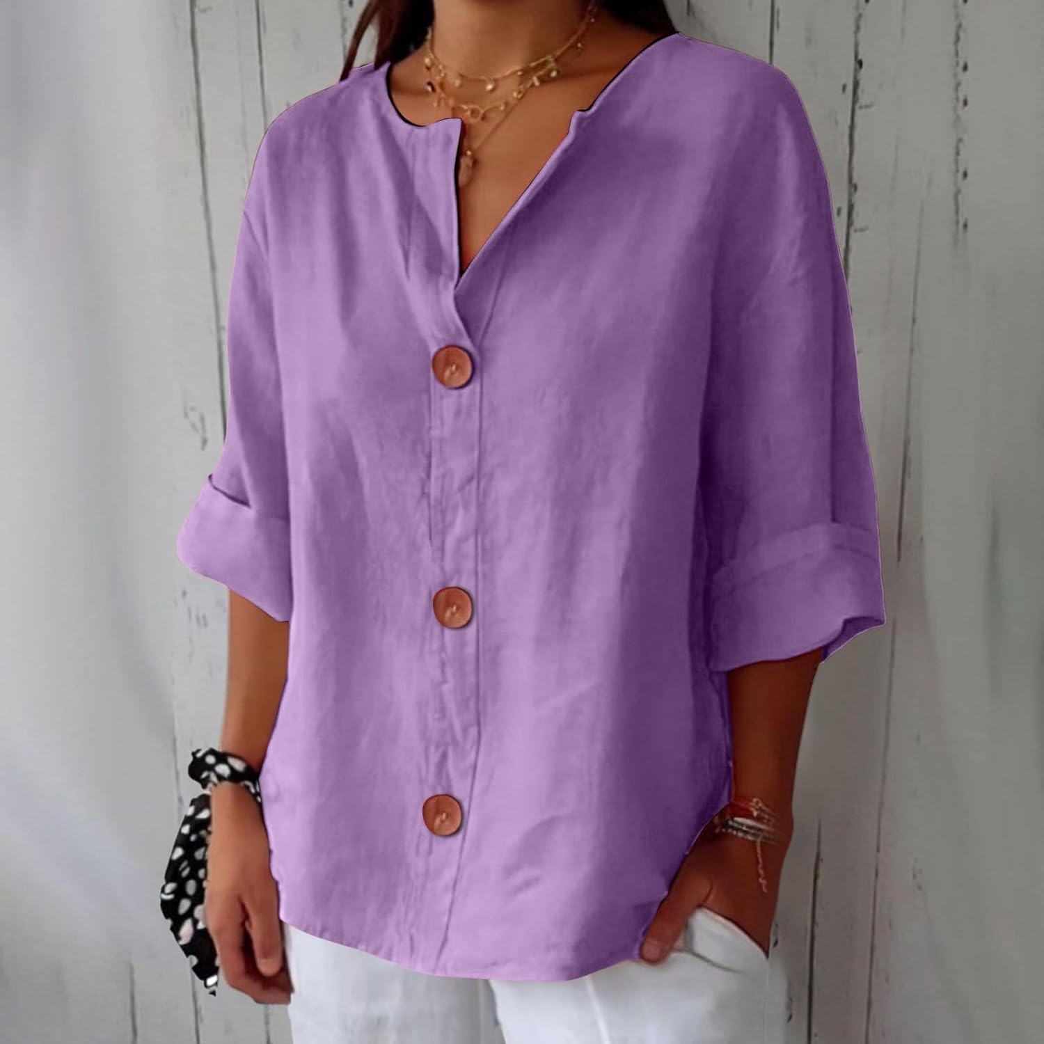 Melia | Julia Loose-Fitting Elegant Blouse