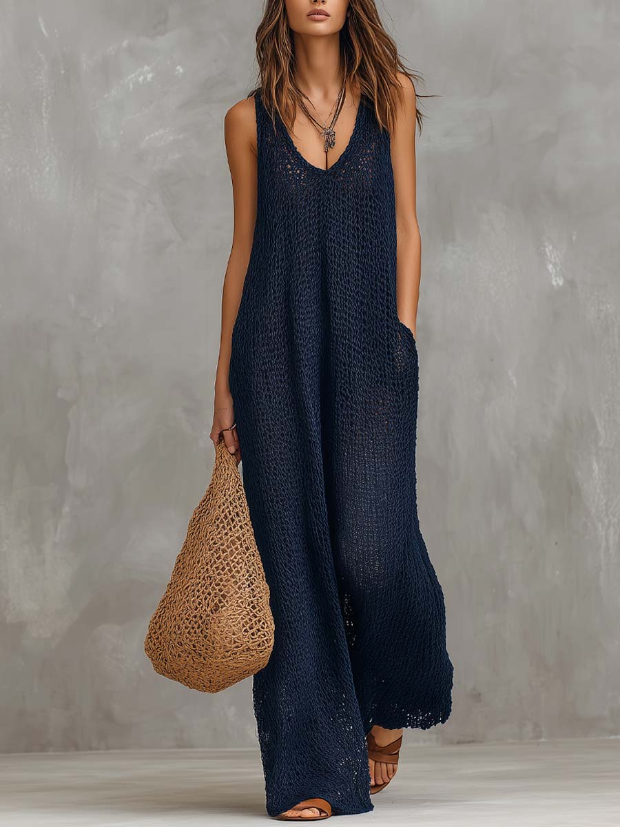 Melia | Easy Days Knit Jumpsuit