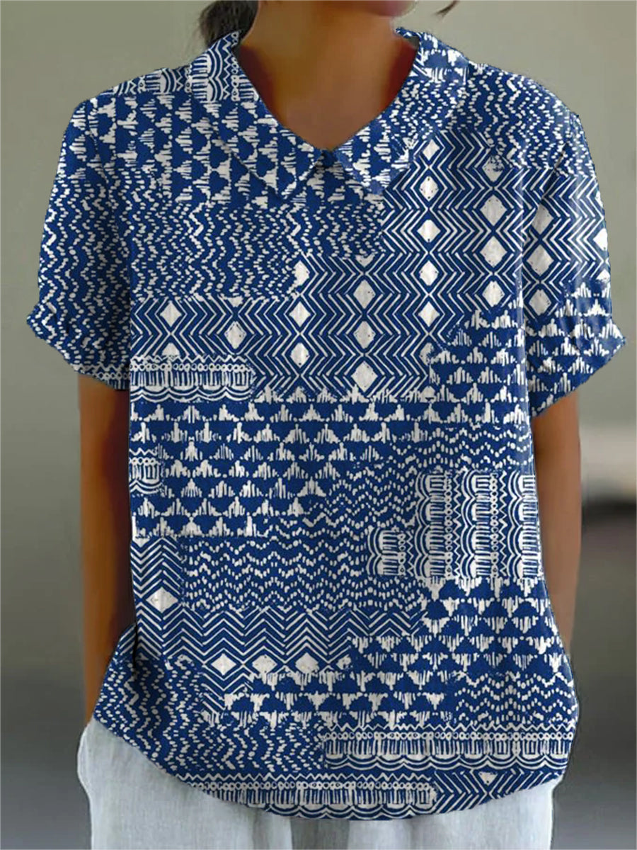 Melia | Zara Tribal Print Shirt