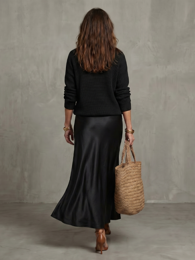 Melia | Ines Satin Skirt Set