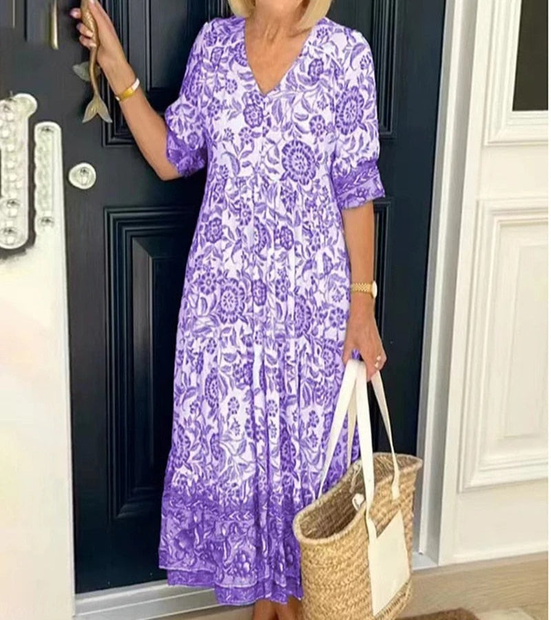 Melia | Radiance Bohemian Maxi Dress