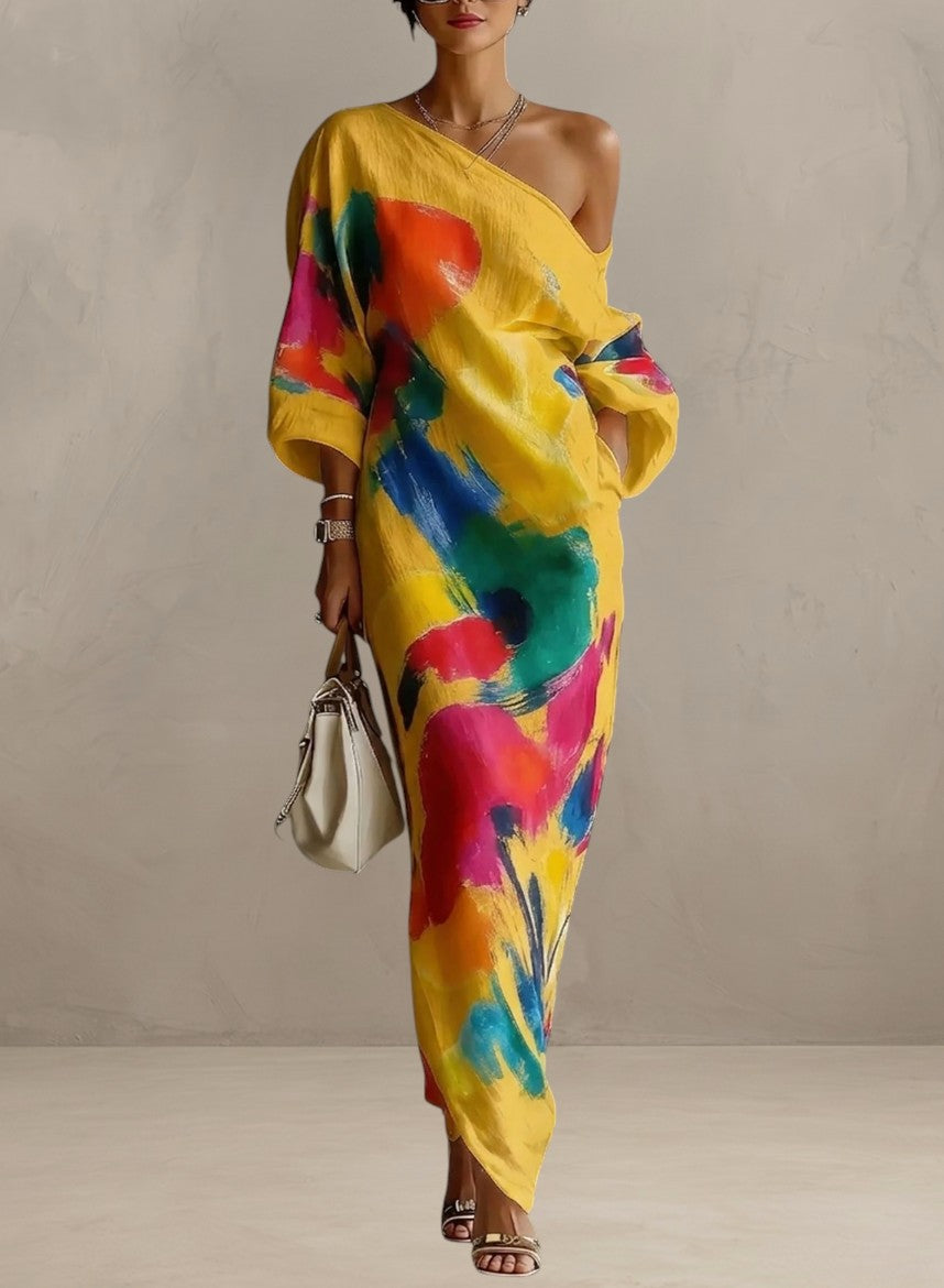 Melia | Vivienne One-Shoulder Maxi Dress