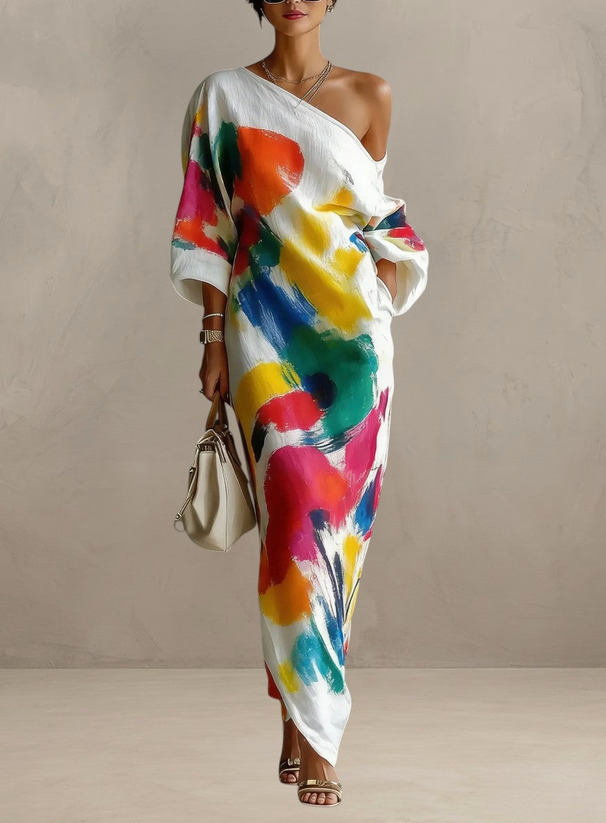 Melia | Vivienne One-Shoulder Maxi Dress