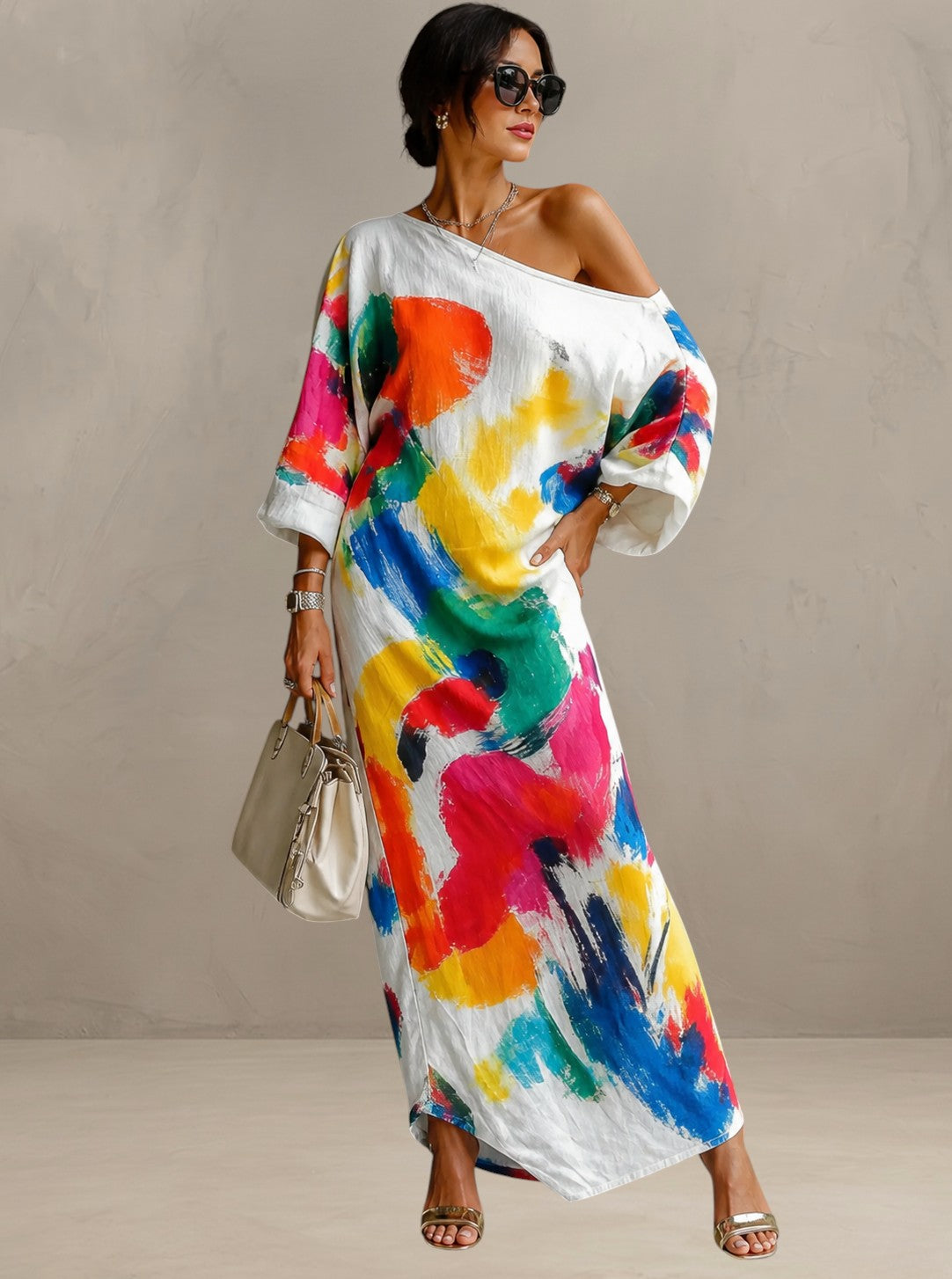 Melia | Vivienne One-Shoulder Maxi Dress