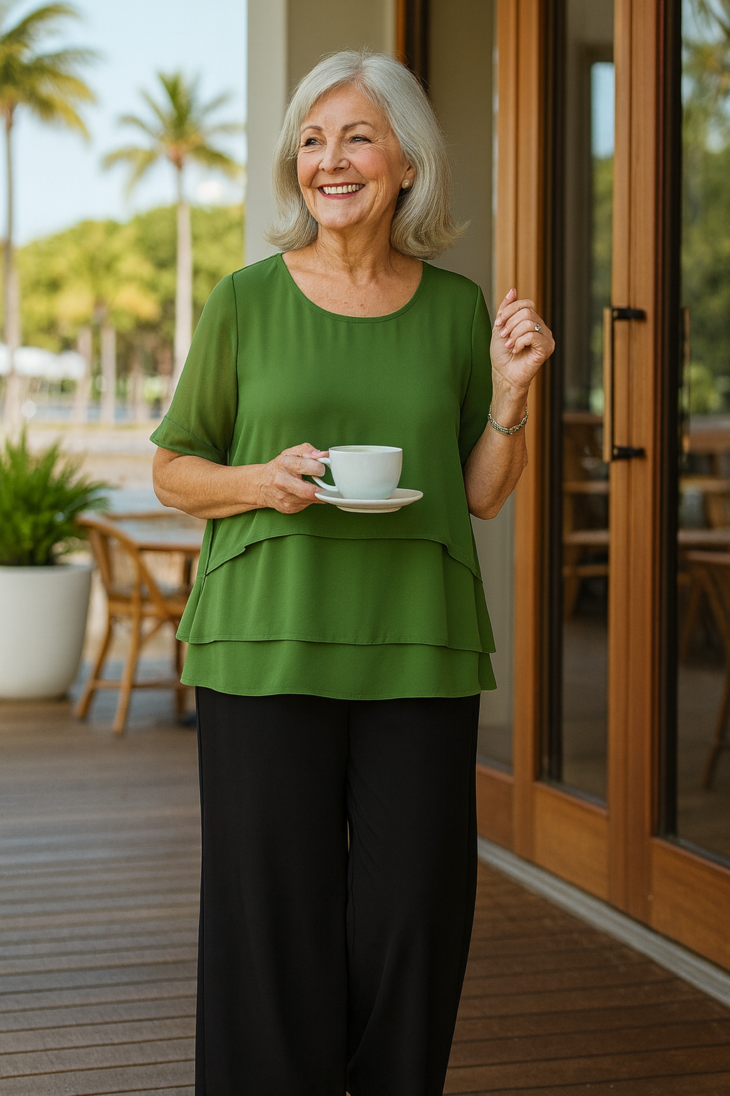 Melia | Darcy SoftLayer Blouse