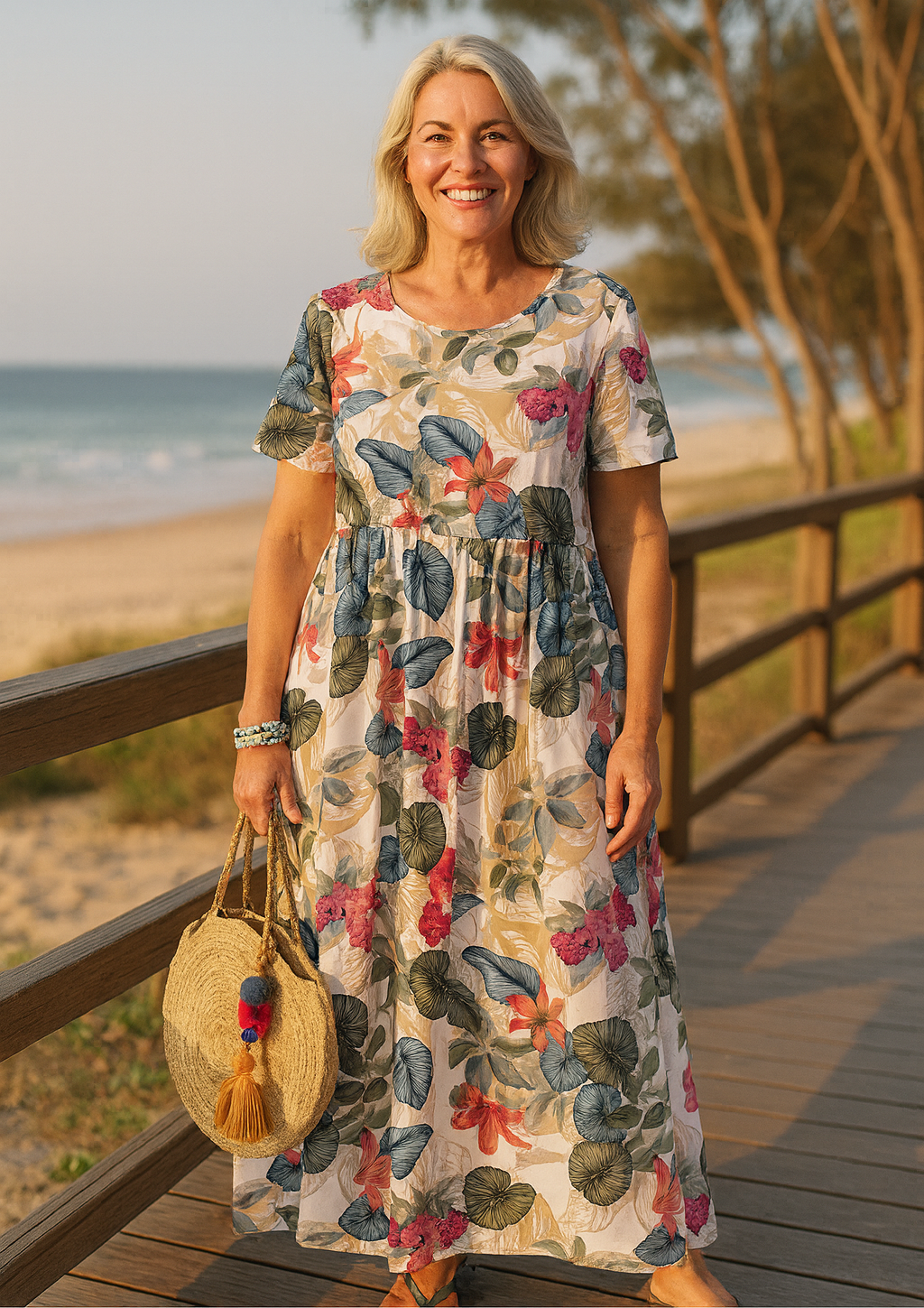 Melia | Masie Breezy Floral Maxi Dress