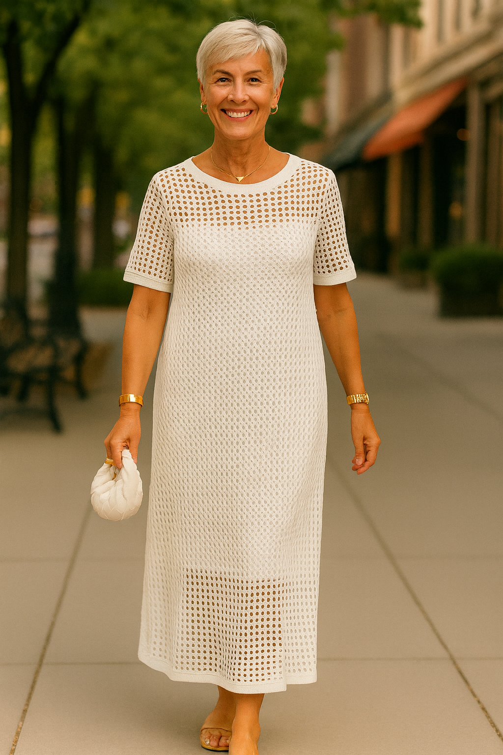 Melia | Celestia Two-Piece Boat Neck Dress