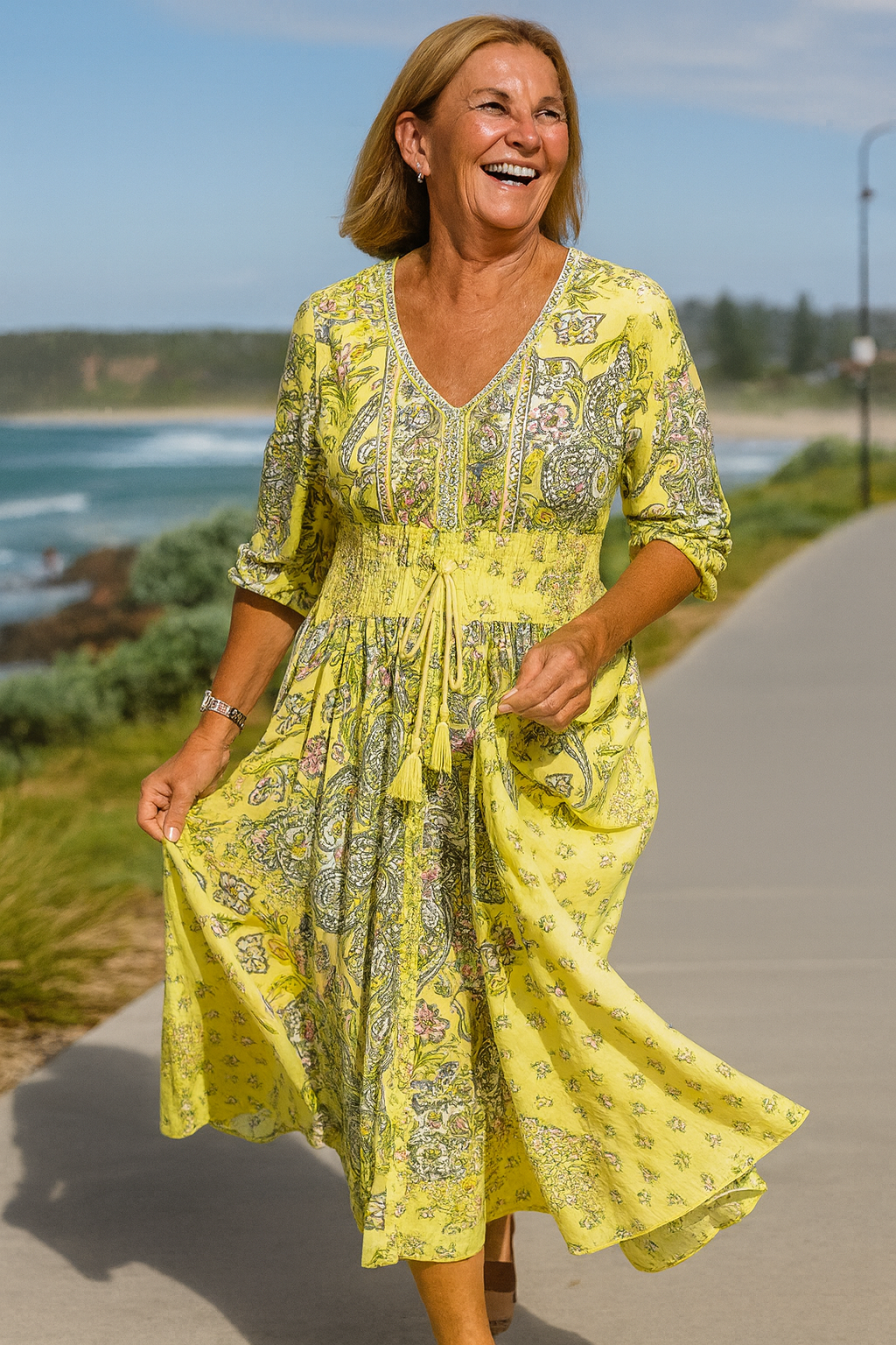 Melia | Kiama Bohemian Maxi Dress