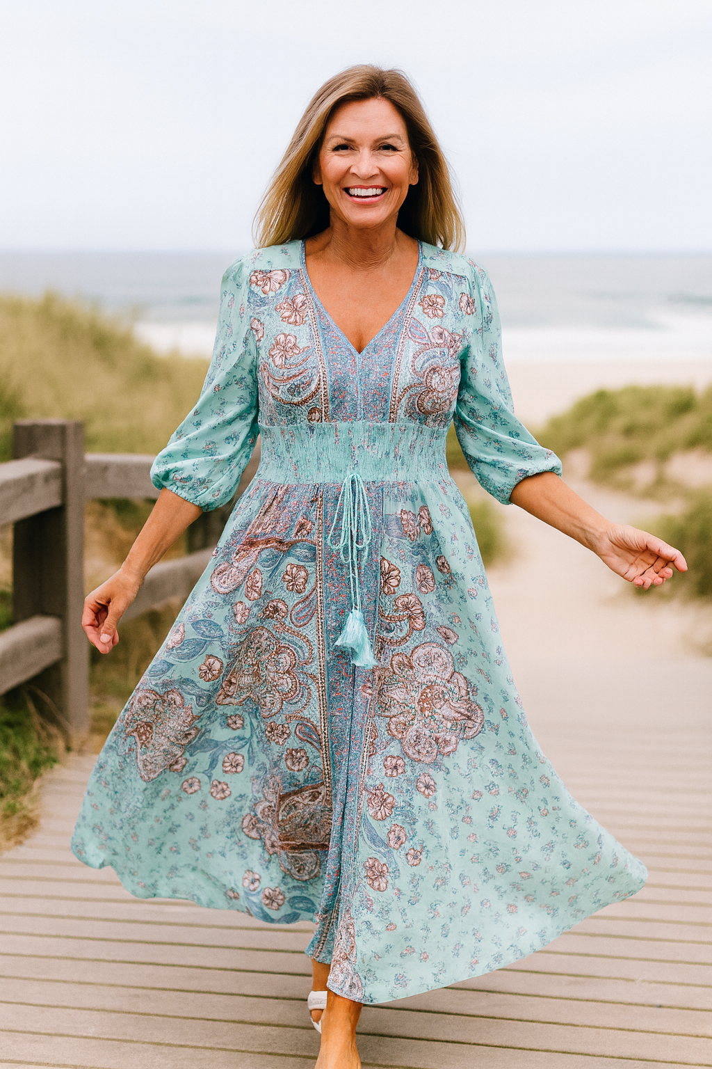 Melia | Kiama Bohemian Maxi Dress