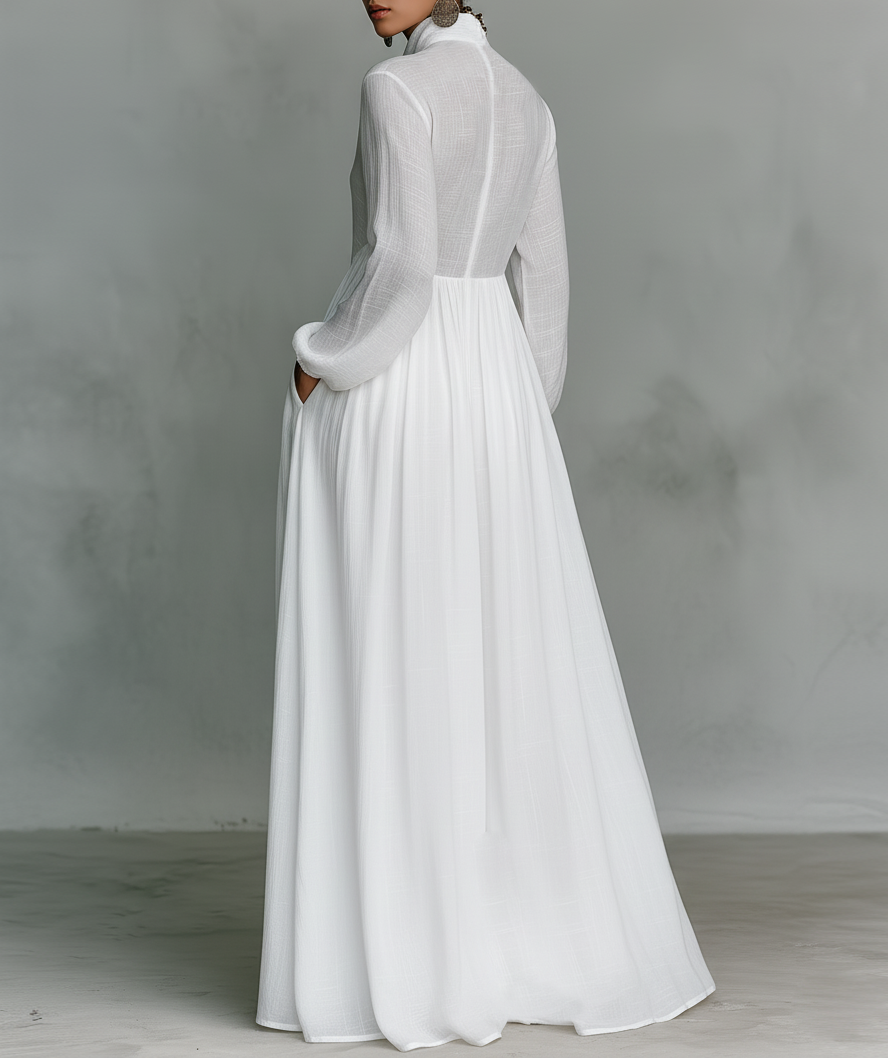 Melia | Serena Flowing Button-Front Maxi Dress