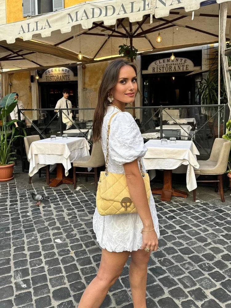 Melia | Puff Mini Dress
