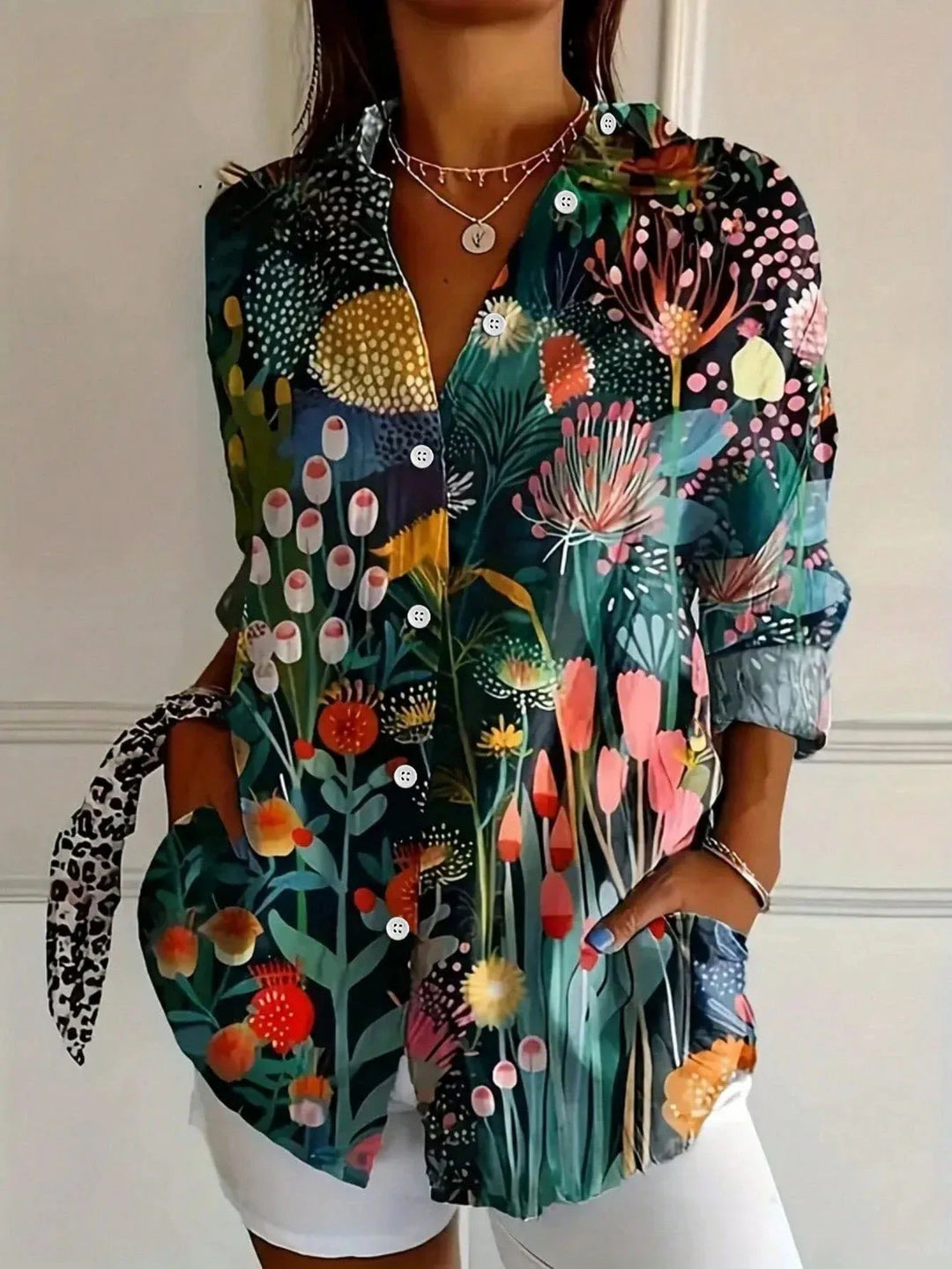 Melia | Colourful Pattern Shirt
