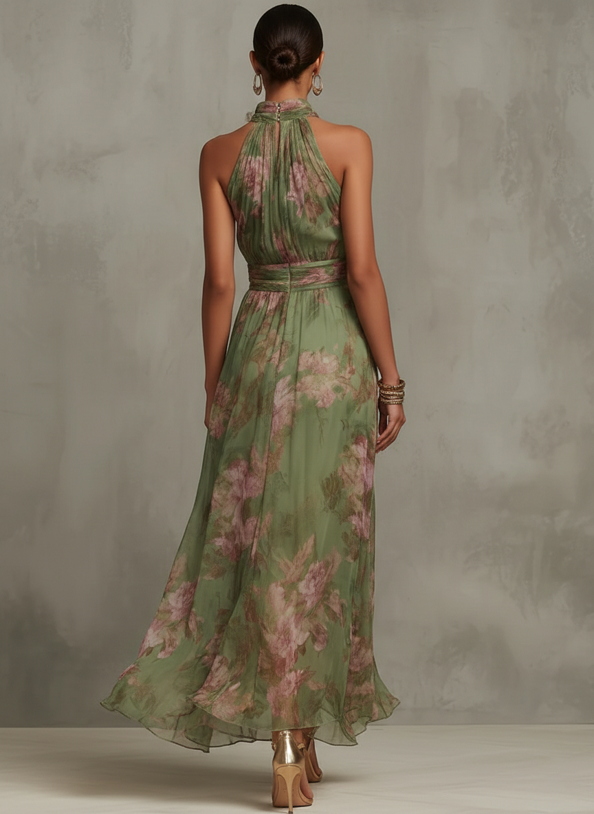 Melia | Viviane Halter Dress