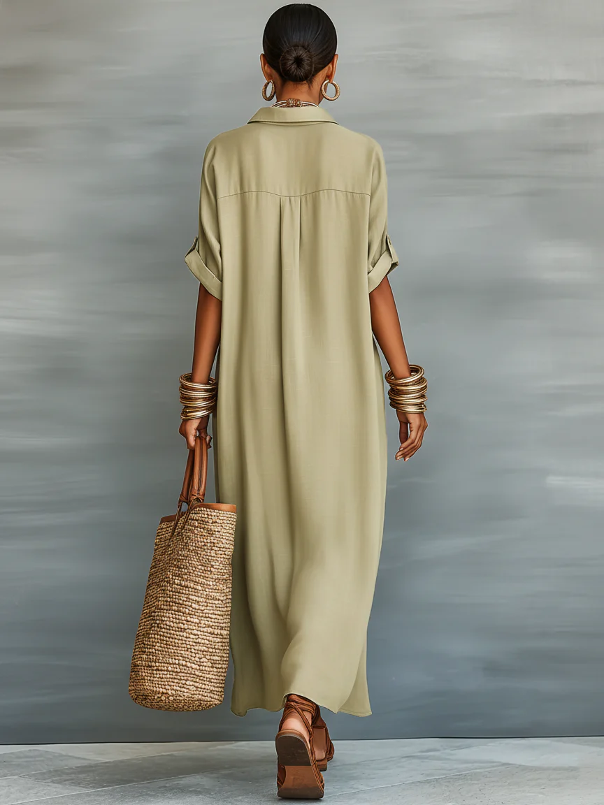 Melia | Sunday Edit Shirt Maxi Dress