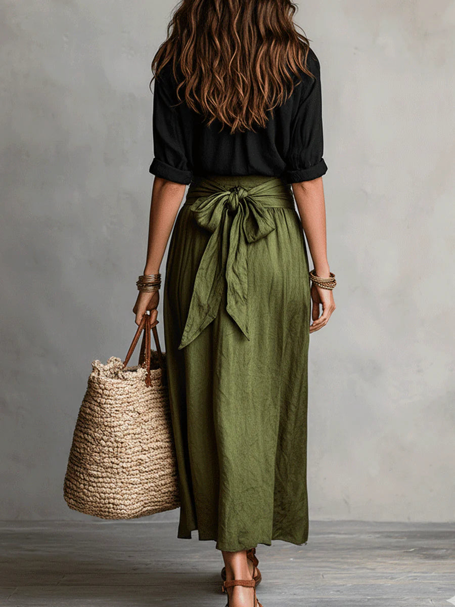 Melia | Solène Shirt & Skirt Outfit