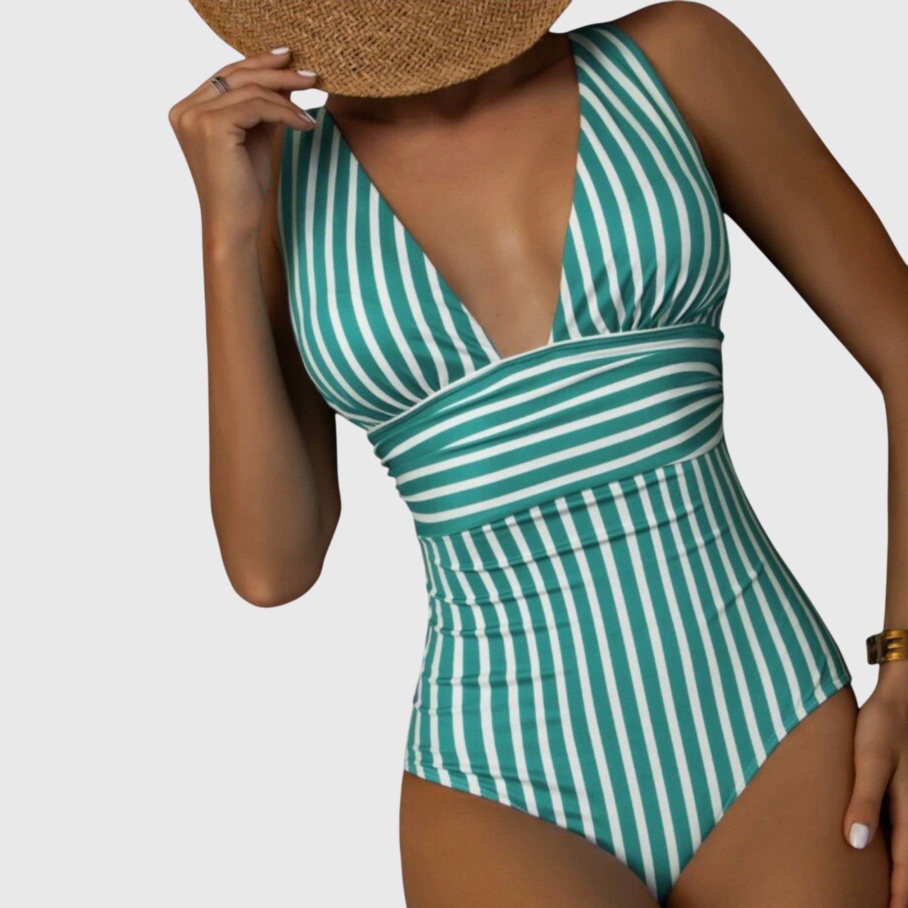 Melia | Aurore V-Neck One-Piece Swimsuit