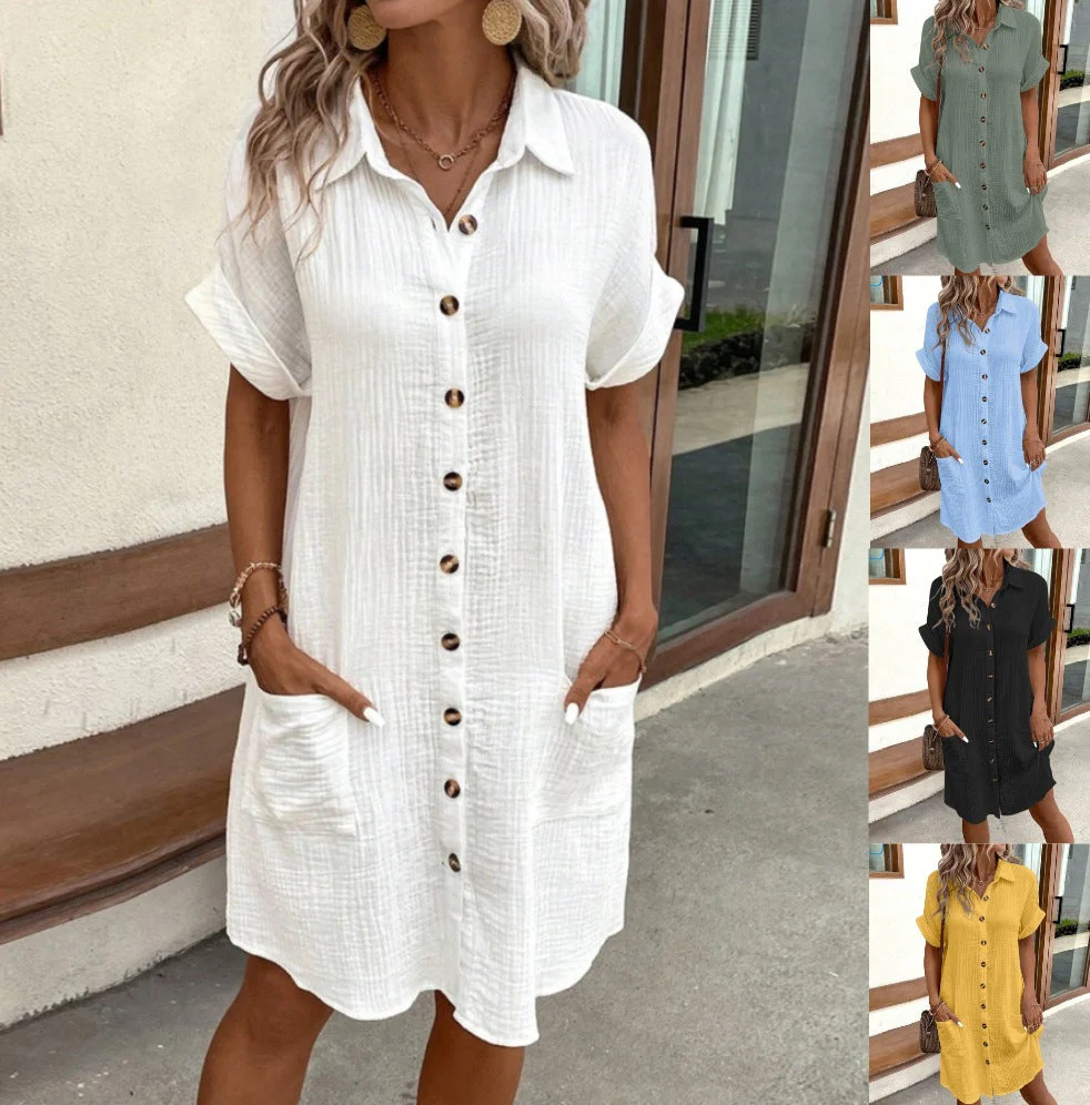 Melia | MARE Button Dress