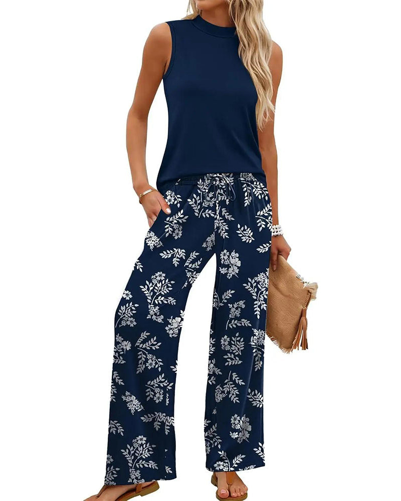 Melia | Simone Printed Trouser Set