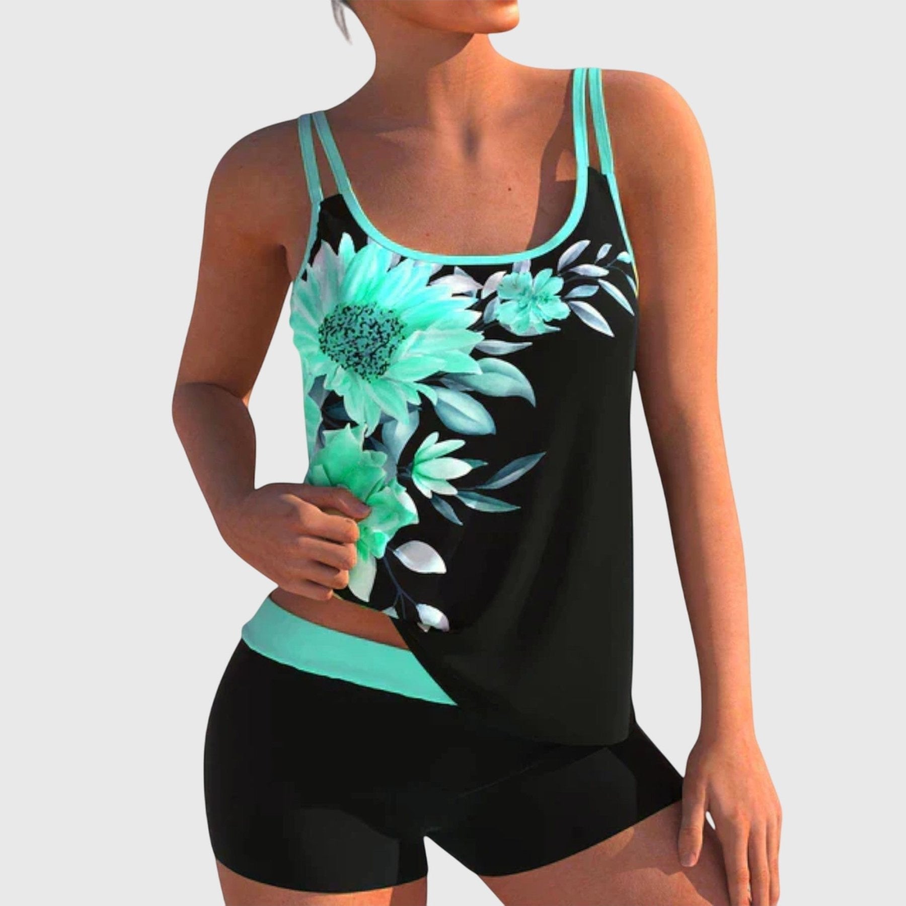 Melia | Fleur Floral Tankini