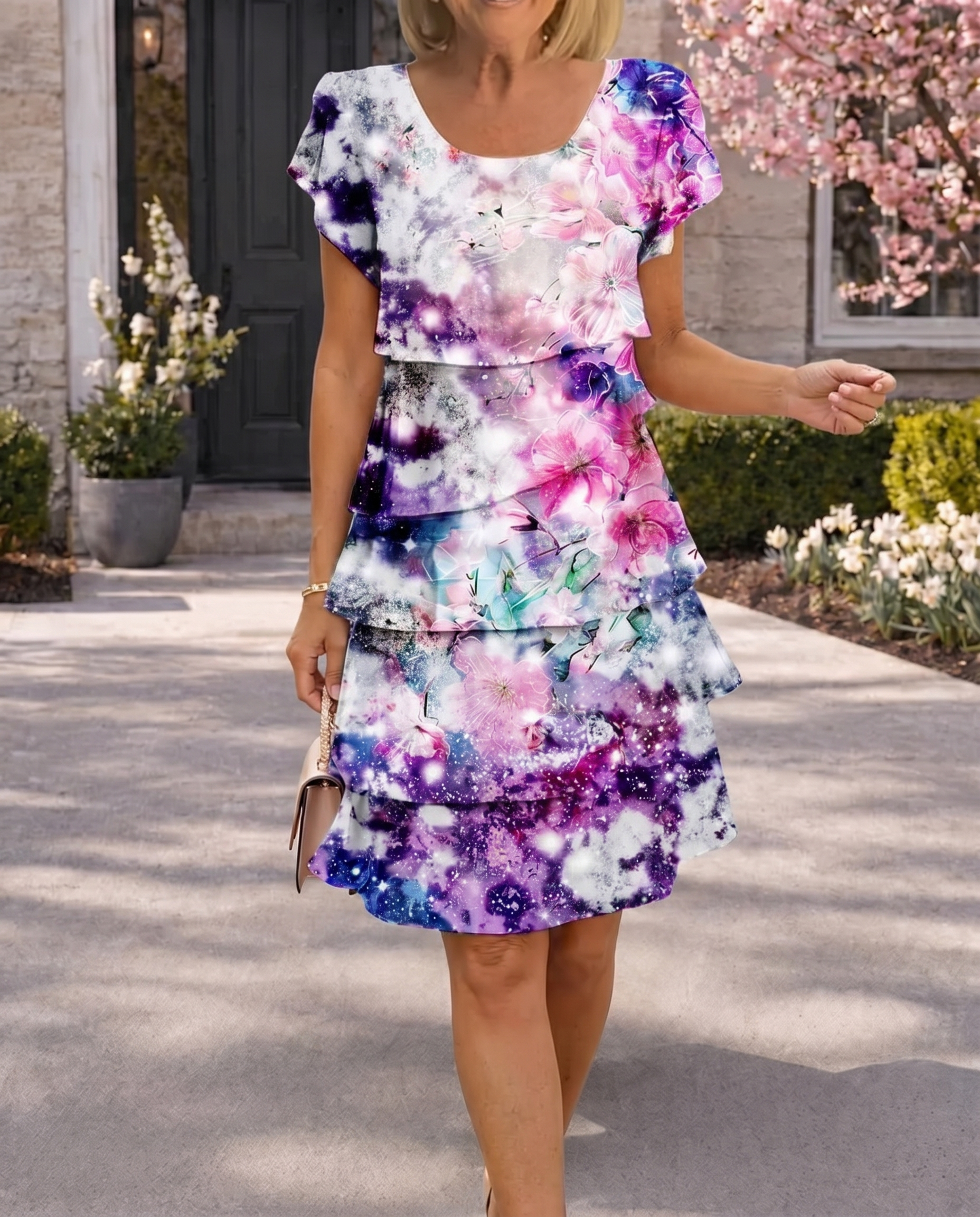 Melia | Vanessa Ruffle Dress