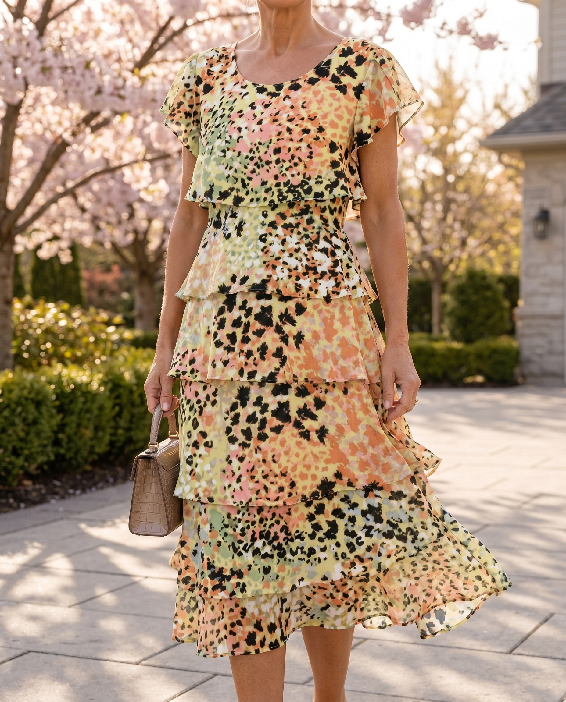 Melia | Theresa Ruffle Dress