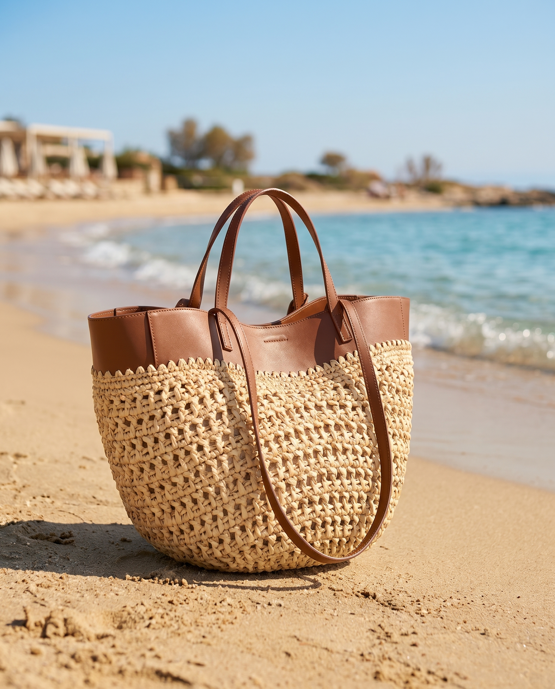 Melia | Chelsea Raffia Tote