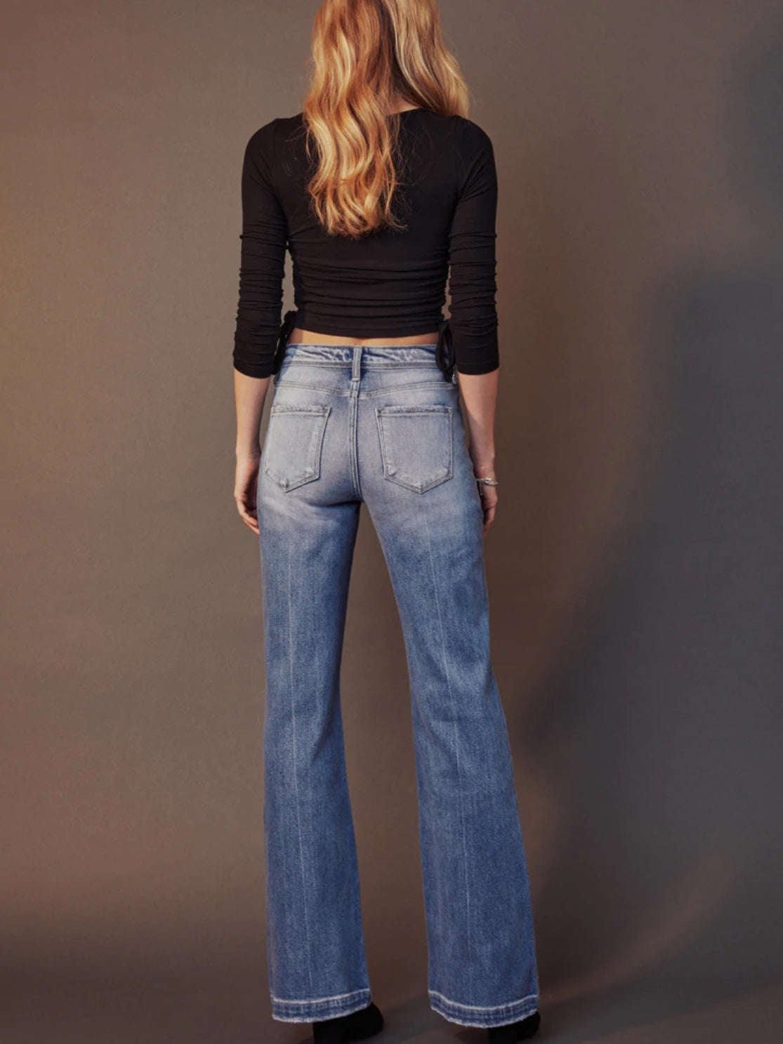Melia | Holly High Rise Flare Kancan Jeans