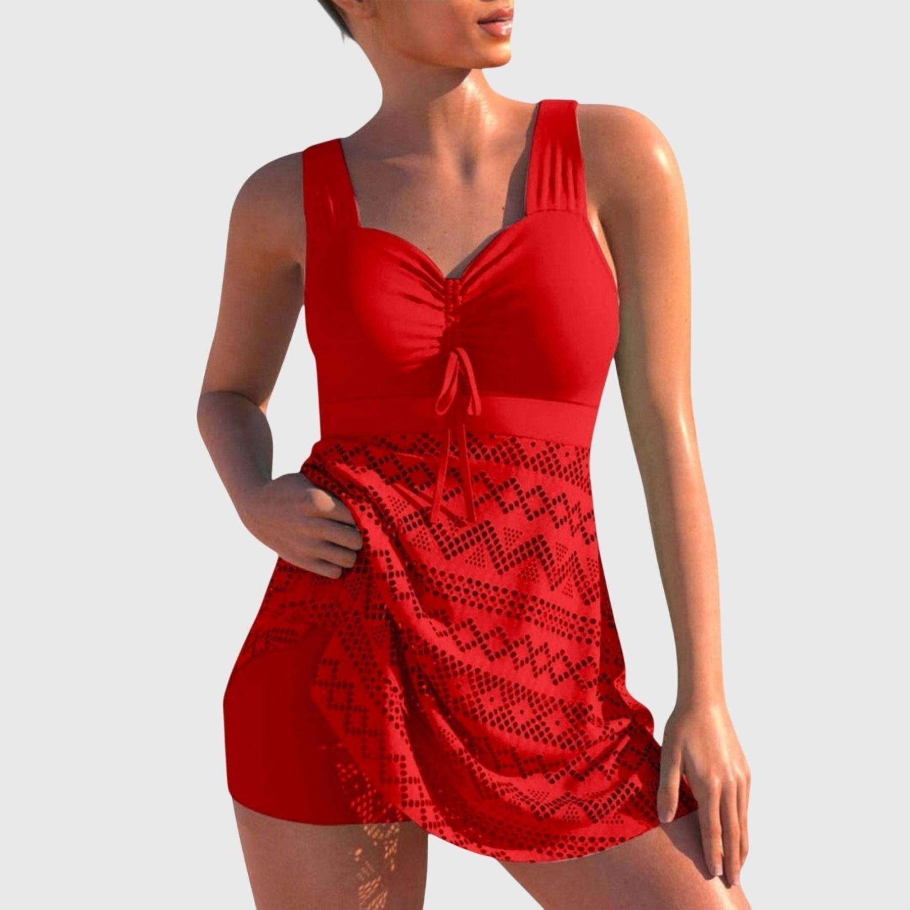 Melia | Isabeau Skirted Two-Piece Swimsuit