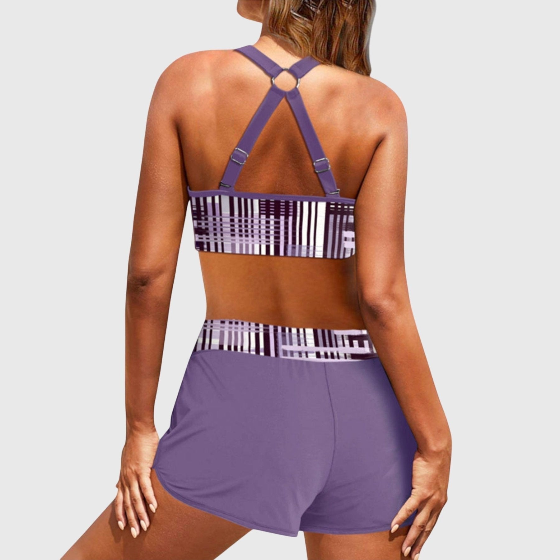 Melia | Janine Ribbed High-Waist Bikini