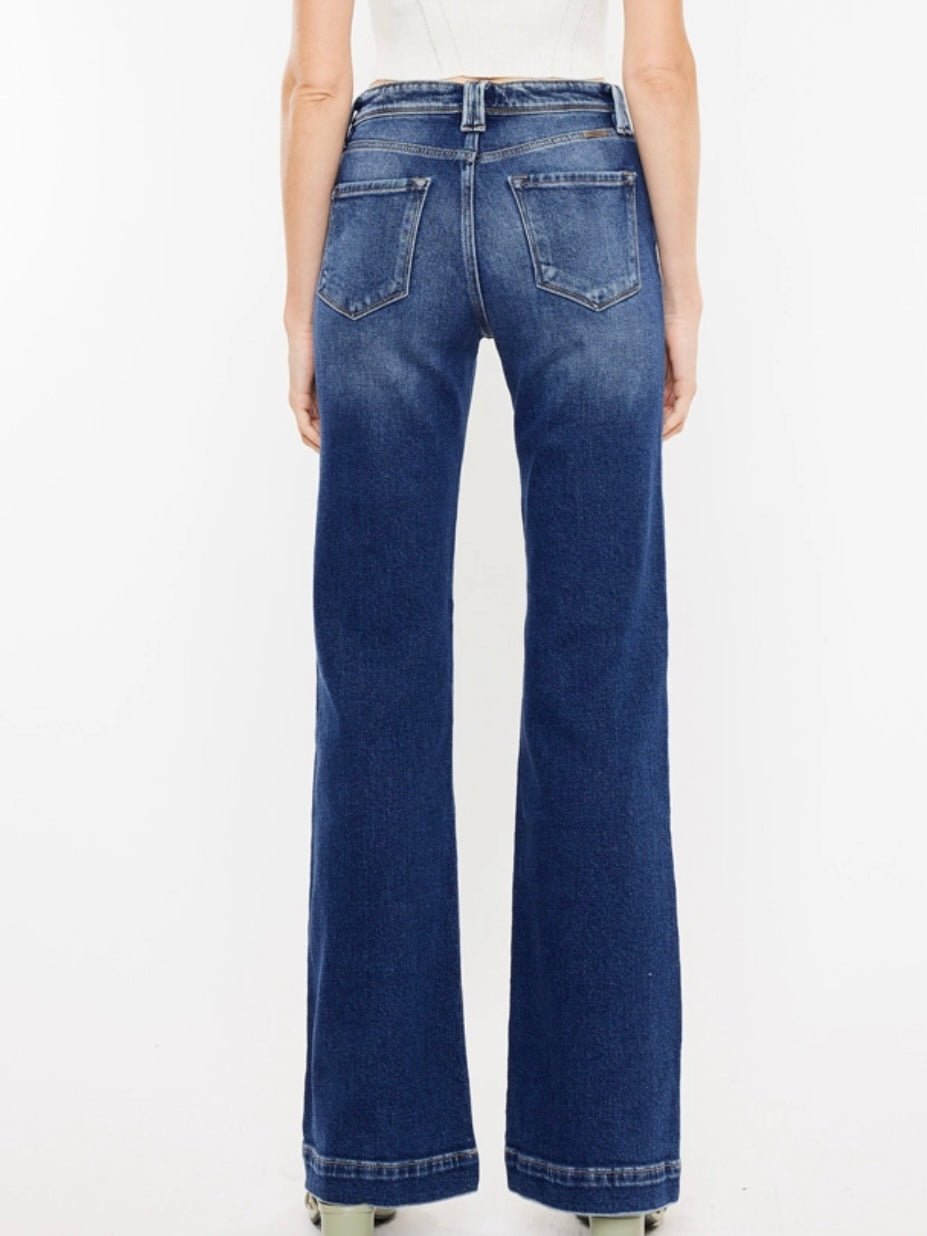 Melia | Julia High Rise Flare Kancan Jeans