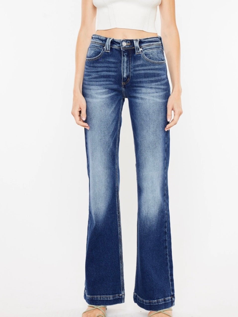 Melia | Julia High Rise Flare Kancan Jeans